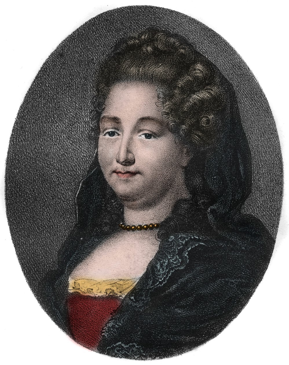 ANNE DACIER (nee Lefebre) 法国希腊学者和翻译家--法国学者Anne Lefebvre dit Madame Dacier (Mme Dacier)的肖像（1647-1720）。 作者 未知艺术家