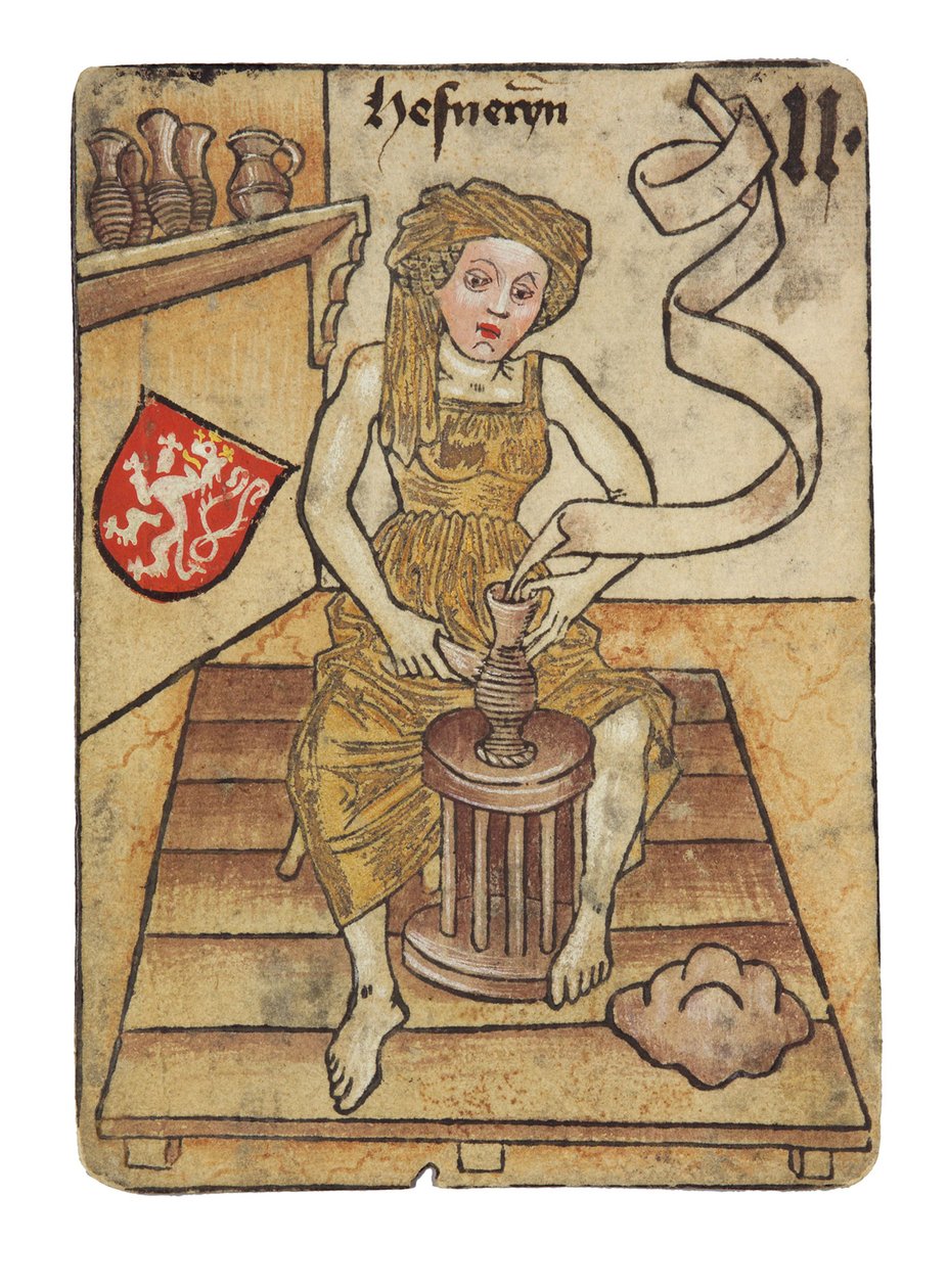 A potter. The Ambras castle Hofaemterspiel (Court-office Game) 作者 未知艺术家