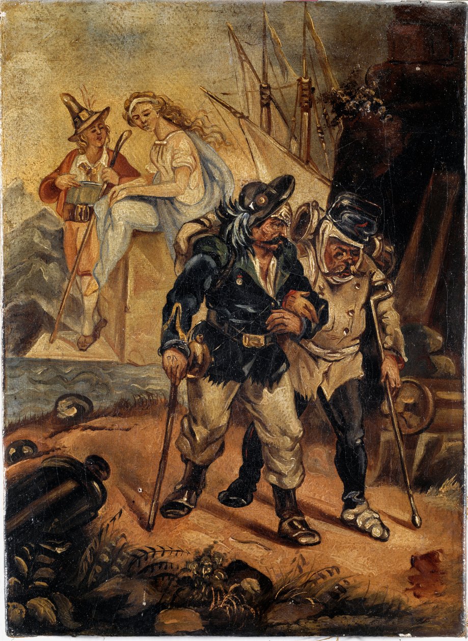 After the war (oil on canvas, c.1859) 作者 未知艺术家
