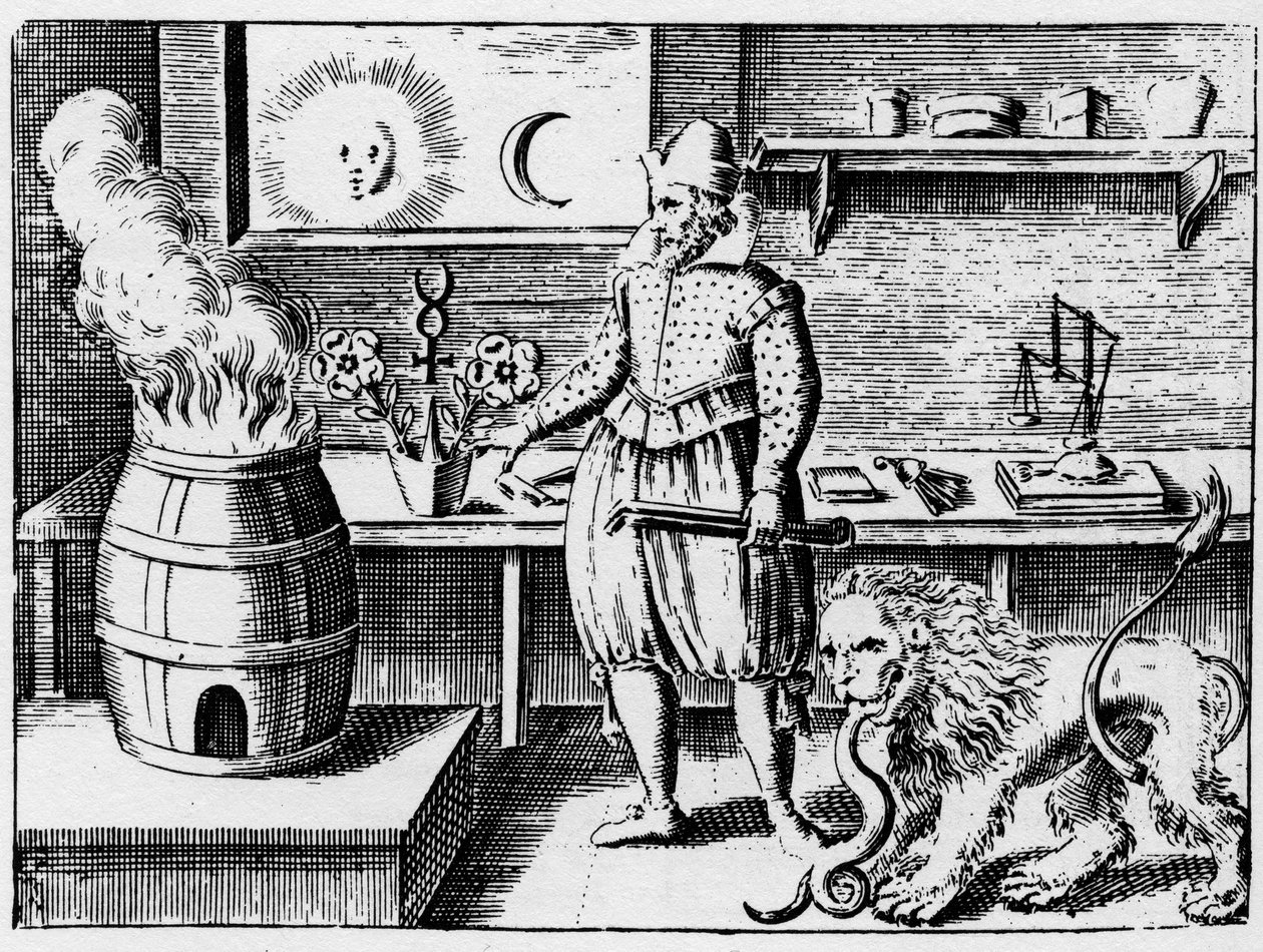 Alchimie - La flamme - 1659年 "L