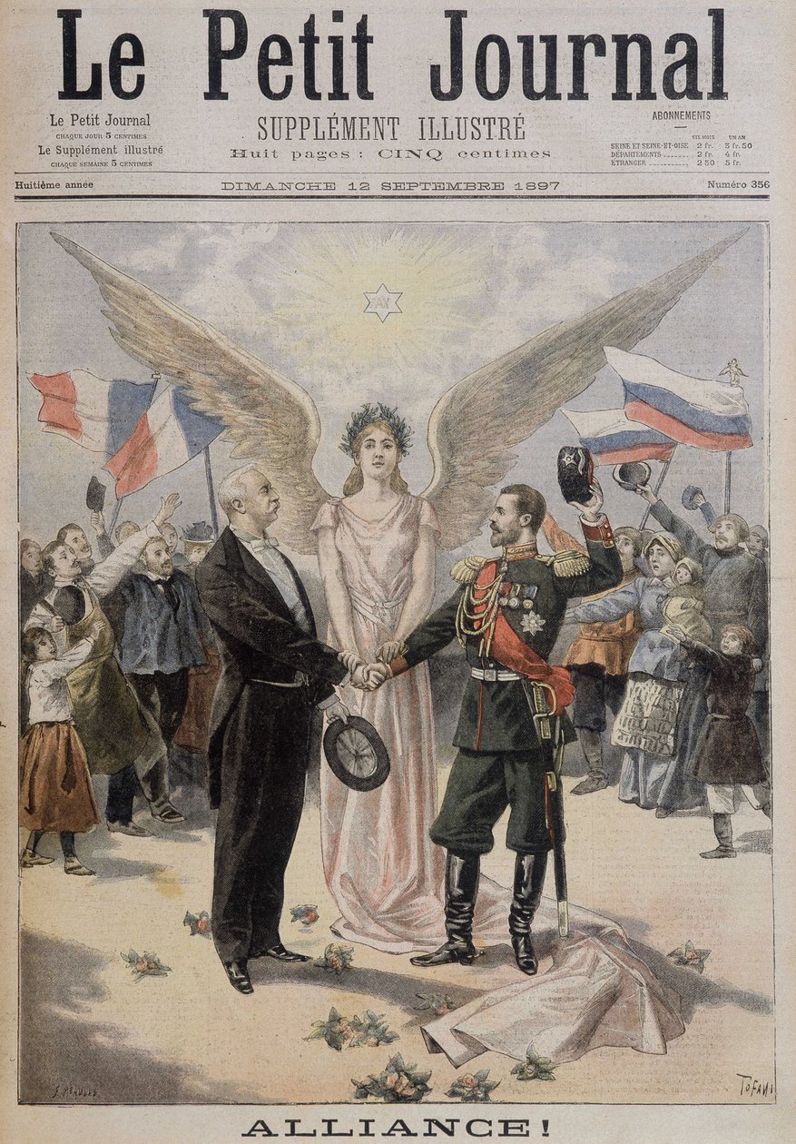 Alliance (between France and Russia) - Couv. “” The Petity Journal””” of Sept. 12 作者 未知艺术家