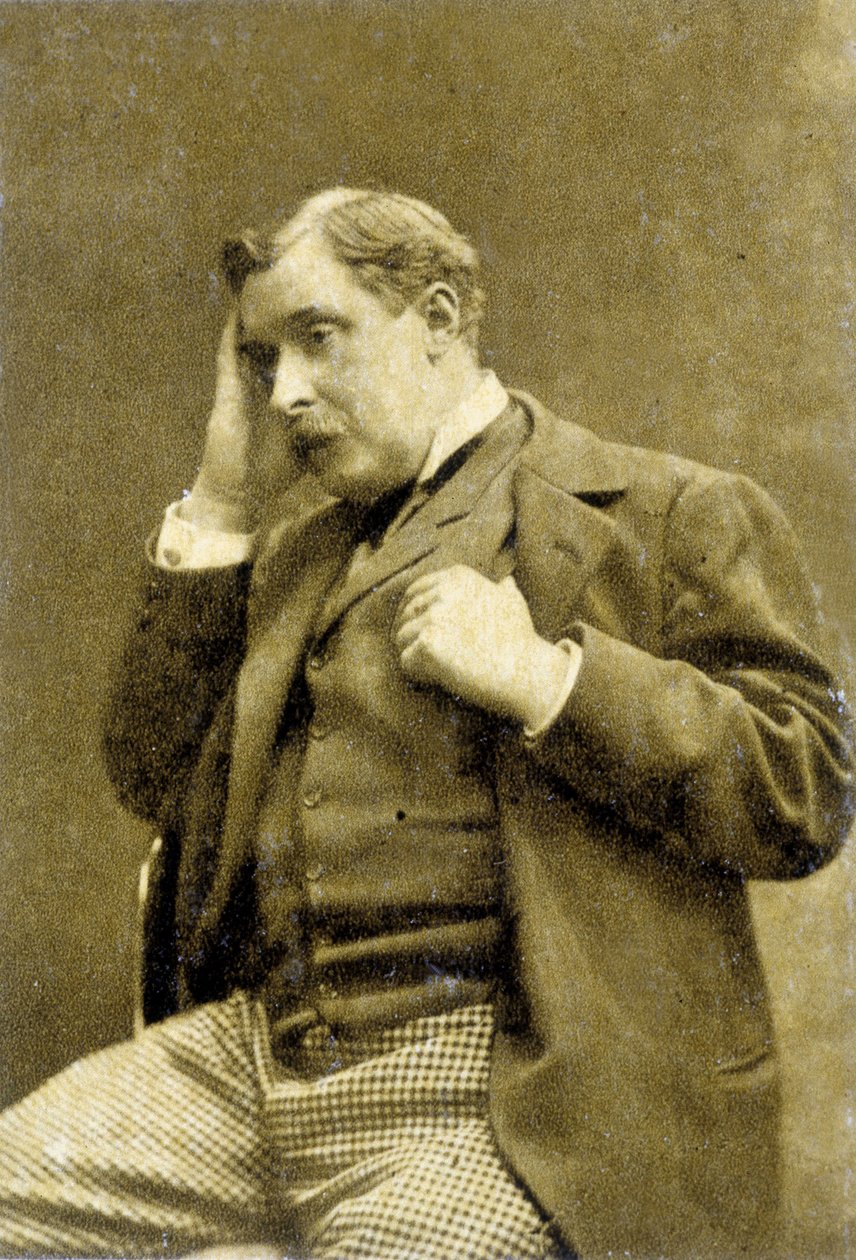 Alphonse Allais (1854 - 1905) - 1895 年的照片。 作者 未知艺术家