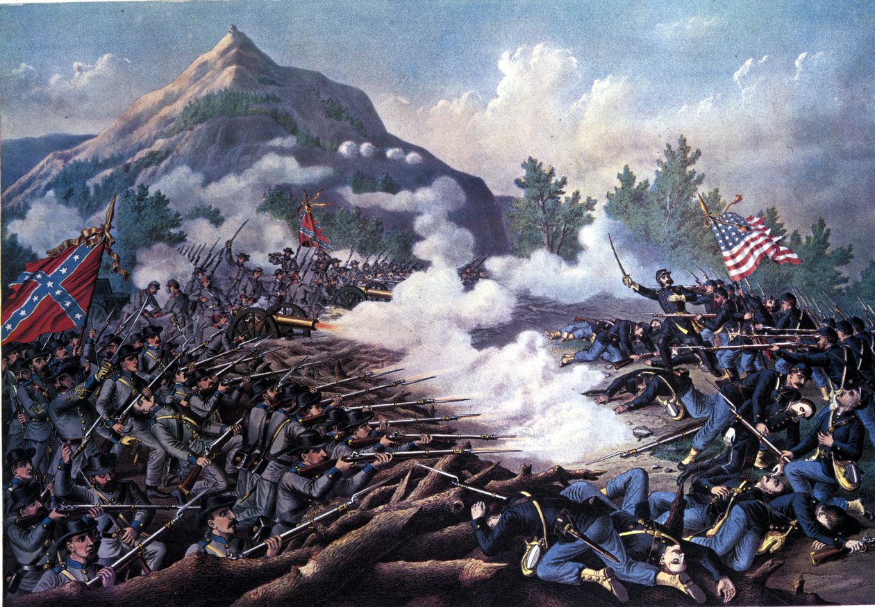 美国内战（1861 - 1865）：肯尼索山战役（乔治亚州）6 月 27 日 作者 未知艺术家