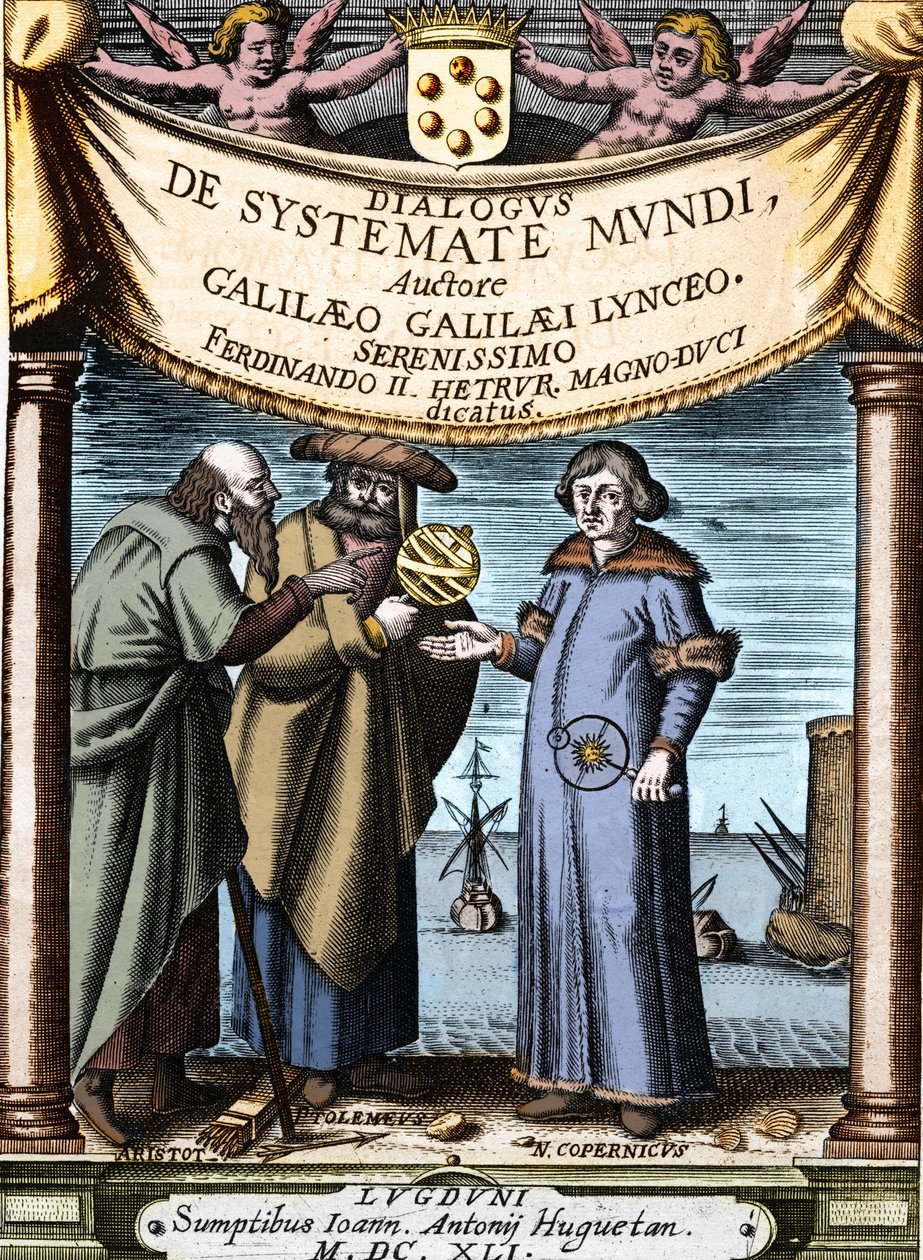 亚里士多德、Ptolemee和尼古拉-哥白尼（Nicolaus Copernicus 作者 未知艺术家