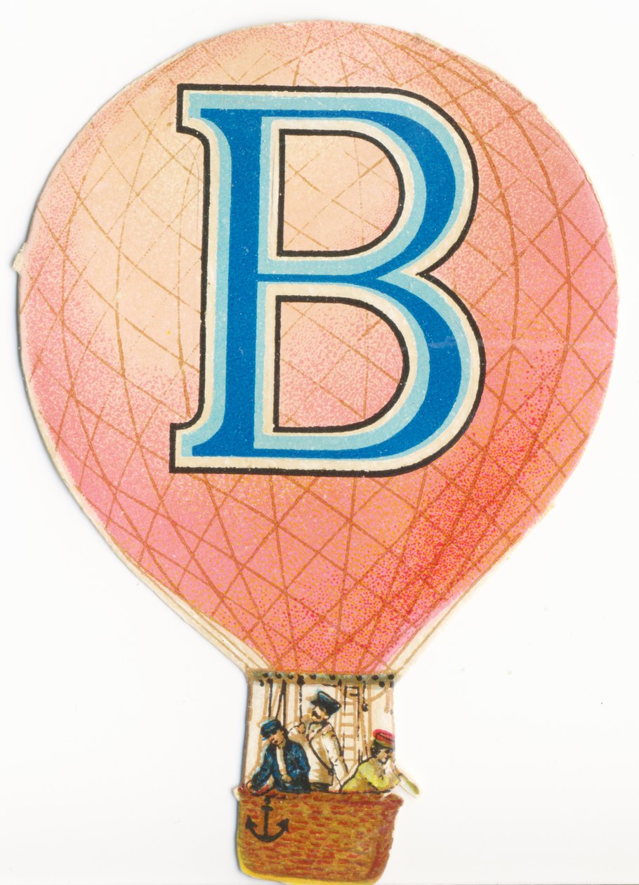 B：气球（热气球） 作者 未知艺术家