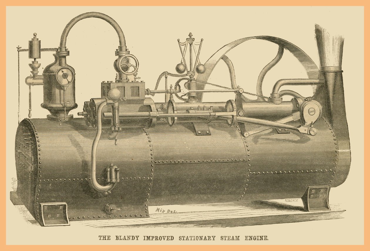 布兰迪改进型固定式蒸汽机 作者 未知艺术家