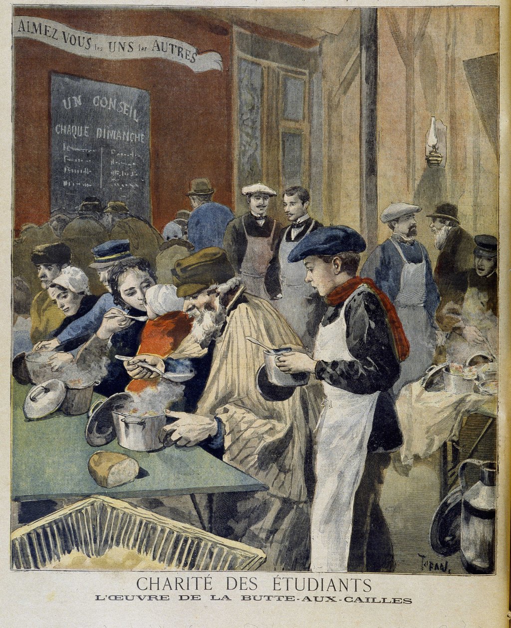 学生慈善机构，Butte aux Cailles 的作品 - 2 月 5 日的“Le petit journal” 作者 未知艺术家