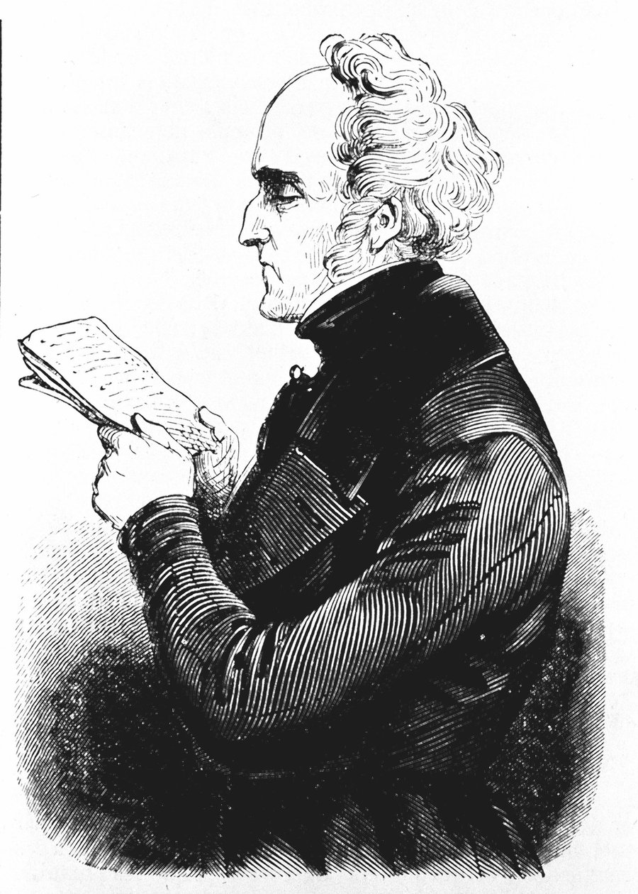 Charles Fourier (1772-1837)，法国哲学家和经济学家。 作者 未知艺术家