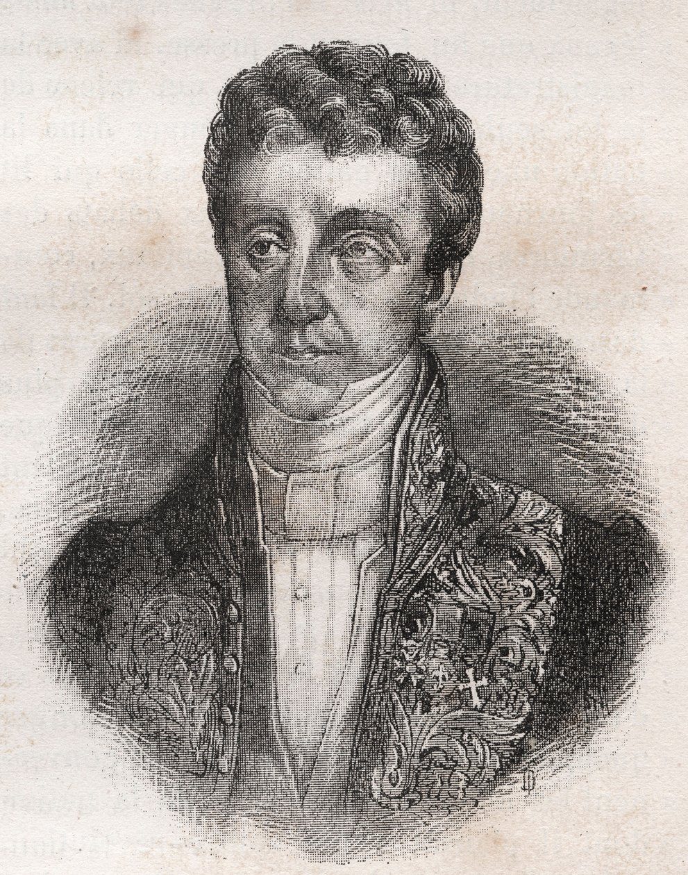 查尔斯-勒梅西埃-德-朗普尔（1778-1854），豪斯男爵，法国政治家。 作者 未知艺术家