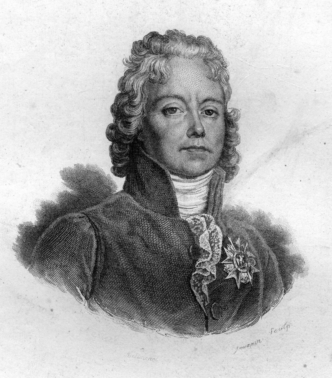 查尔斯-莫里斯-德-塔列朗-佩里戈尔（1754-1838），法国政治家。19世纪的雕版画 作者 未知艺术家