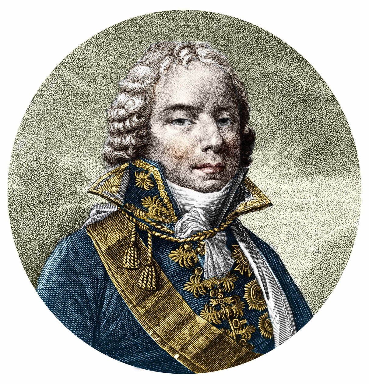 查尔斯-莫里斯-德-塔列朗-佩里戈德（1754-1838），法国政治家，19世纪的雕刻作品。 作者 未知艺术家