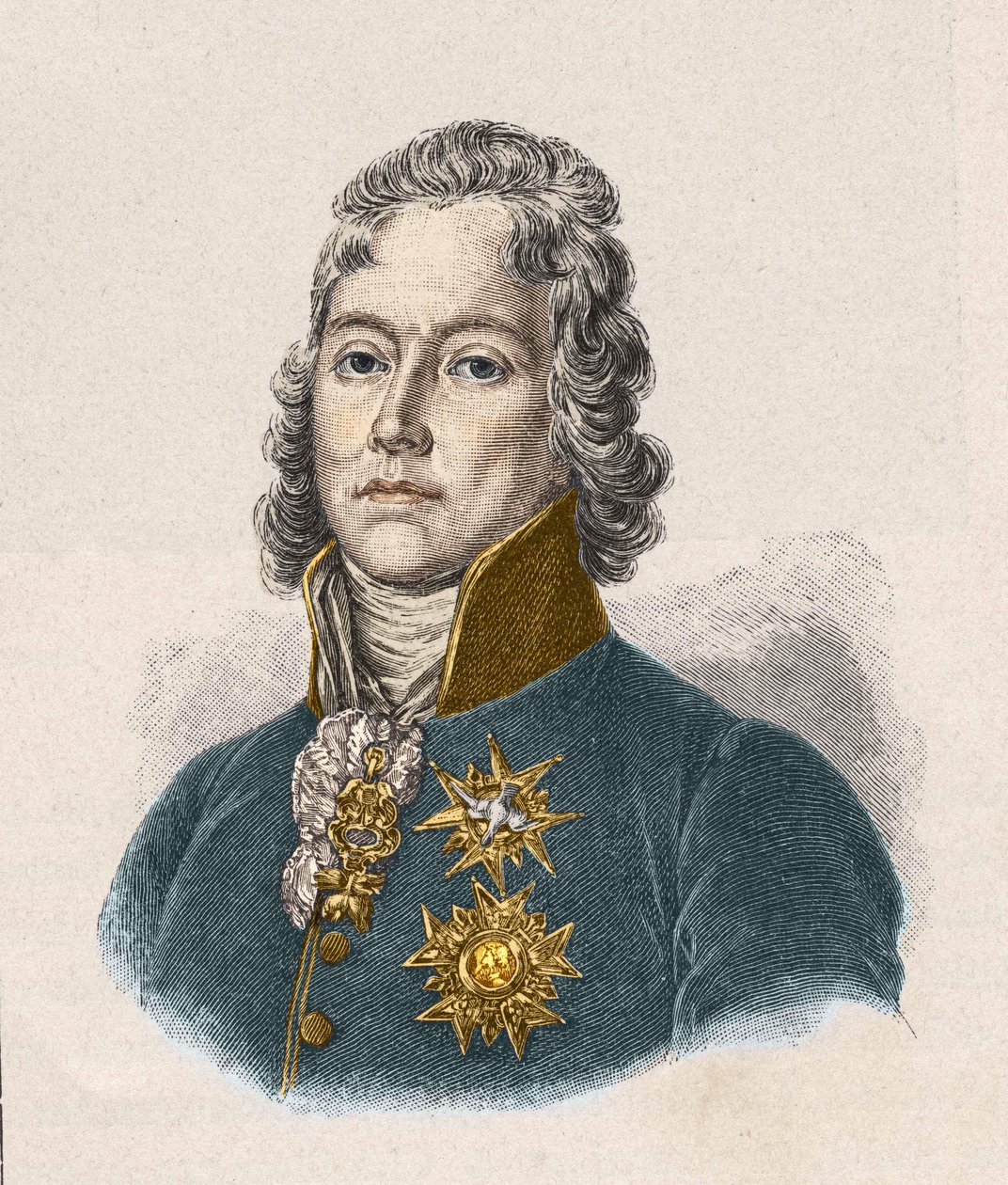 查尔斯-莫里斯-德-塔列朗-佩里戈德（1754-1838），法国政治家，19世纪的雕刻作品。 作者 未知艺术家