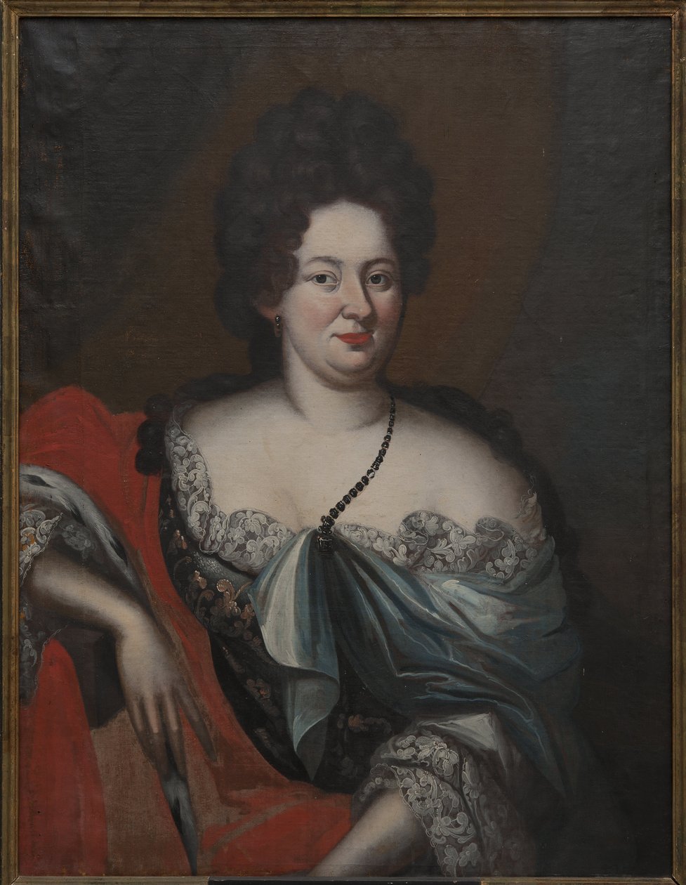 Charlotte Sophie, duchesse de Courlande - Portrait of Charlotte Sophie (1651-1728), Duchess of Courland, Anonymous . Oil on canvas. Dimension : 98x74 cm. Nationalmuseum Stockholm 作者 未知艺术家