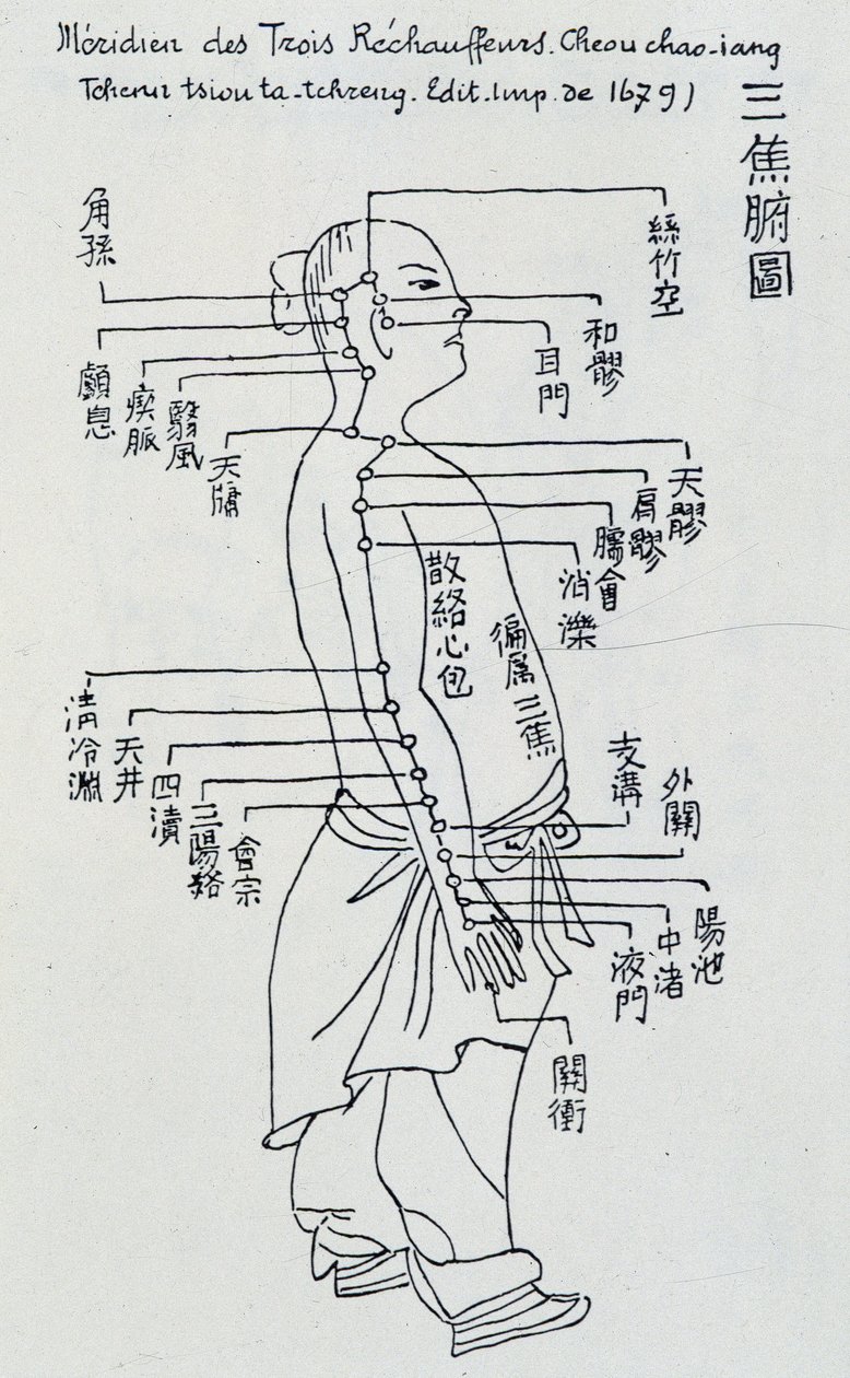 中医针灸：三暖经 作者 未知艺术家