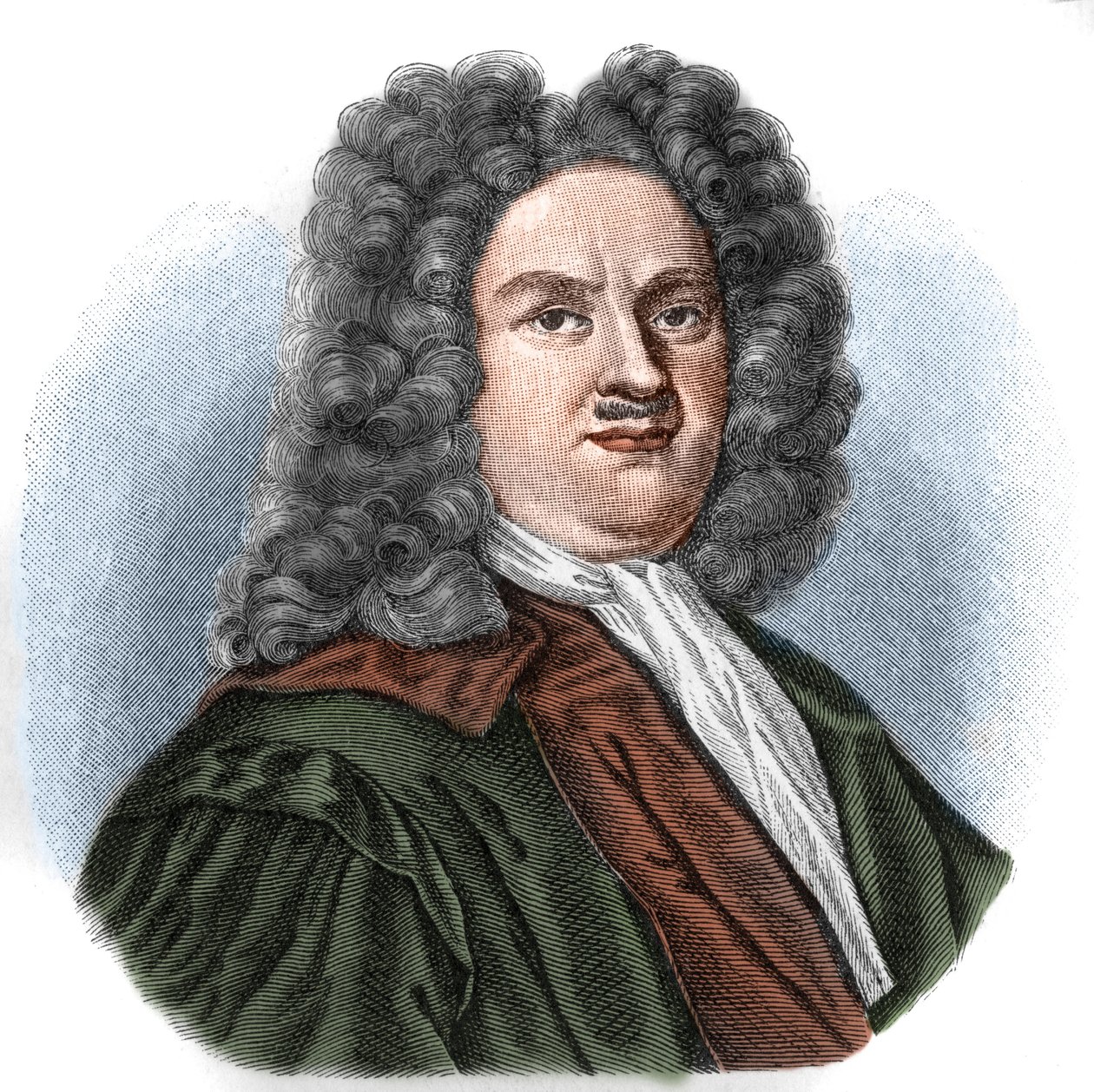 克里斯蒂安-托马斯（1655-1728） 德国法学家和哲学家。 作者 未知艺术家