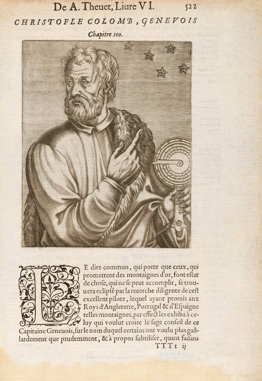 Christopher Columbus Using Star Navigation 作者 未知艺术家