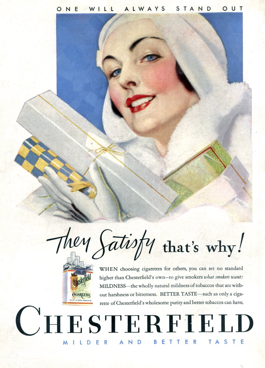 切斯特菲尔德香烟 作者 未知艺术家