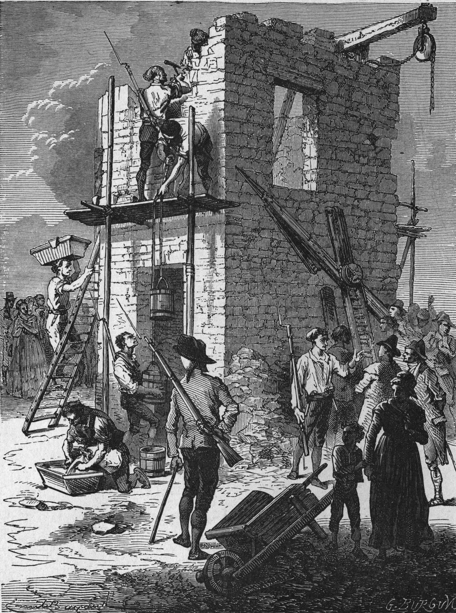 1793年建造了一个电报站。 作者 未知艺术家