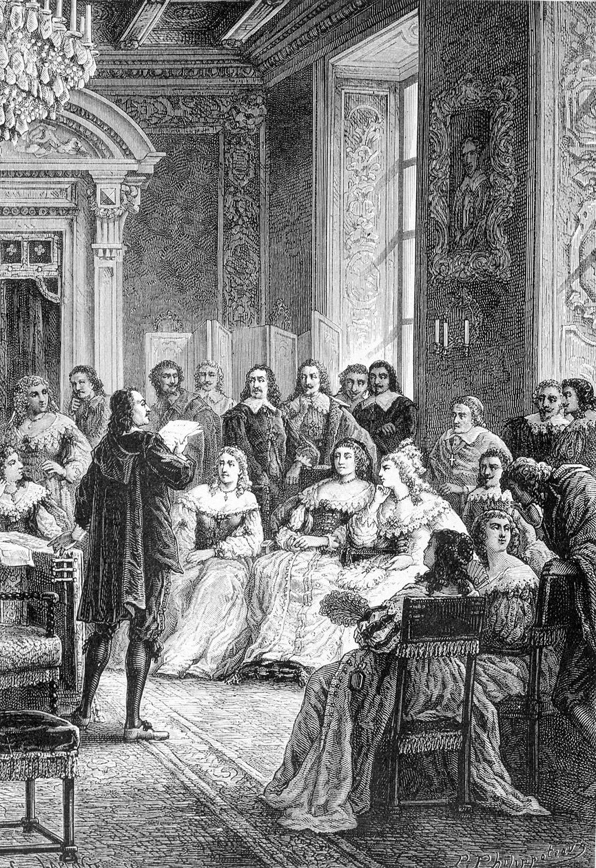 Corneille reading his tragedy of Polyeucte at the Hotel de Rambouillet - in “Histoire de France from the most remote times until 1789” by M. Guizot 作者 未知艺术家