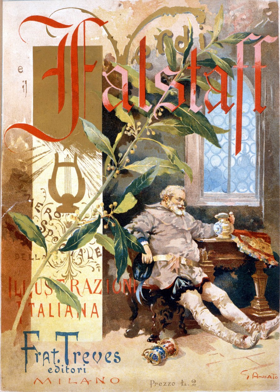 1893年朱塞佩-威尔第的歌剧《法斯塔夫》首演之际，"L