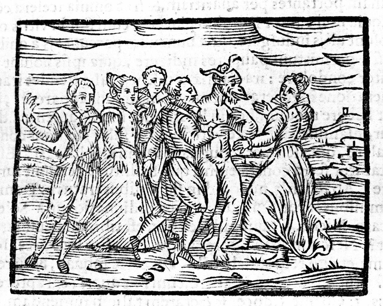与魔鬼共舞，弗朗切斯科·瓜乔 (Francesco Guaccio) 着，“Compendium Maleficarum”，米兰 1608 作者 未知艺术家