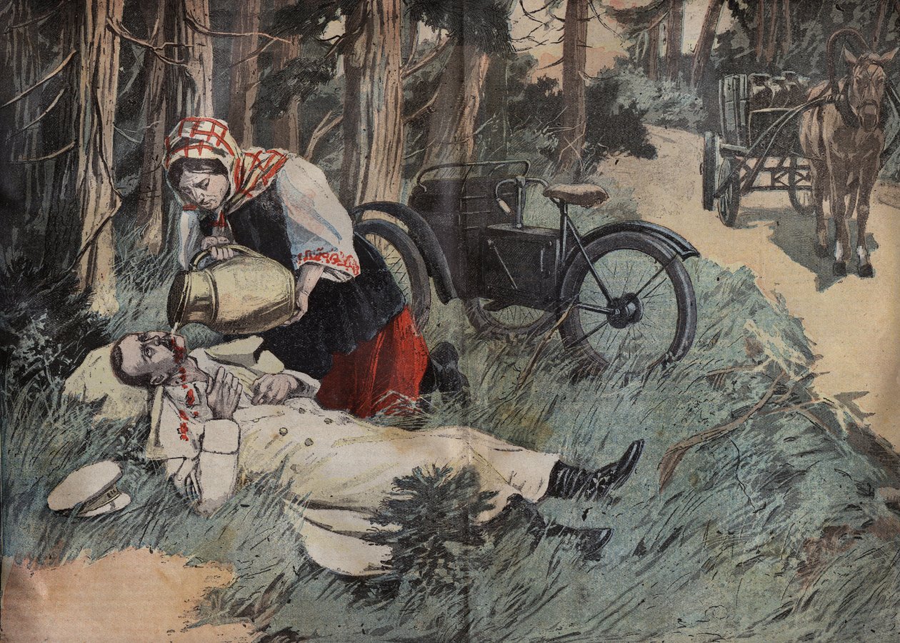 俄罗斯大公乔治-亚历山大罗维奇之死（1871-1899），阿巴斯-图曼（高加索）（俄罗斯的乔治-亚历山大罗维奇）1899年《勒-佩兰》的版画作品 作者 未知艺术家