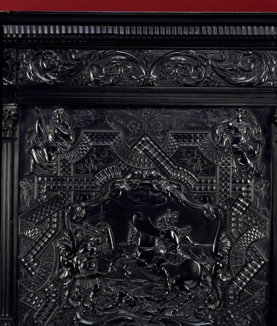 埃本练习。 公元前 507 年，罗马英雄霍拉修斯·科克利斯 (Horatius Cocles) 保卫罗马的苏利修斯桥，抵御波塞纳的伊特鲁里亚人的进攻。 细节。 1645 年左右的巴黎。 卢浮宫 作者 未知艺术家