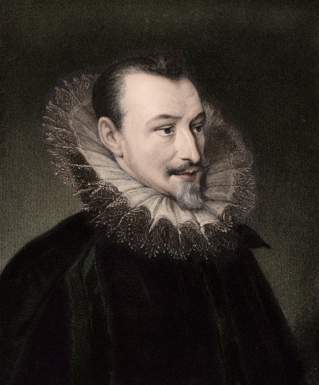 Edmund Spenser c1552/3-1599 - 雕刻 - 19 世纪 作者 未知艺术家