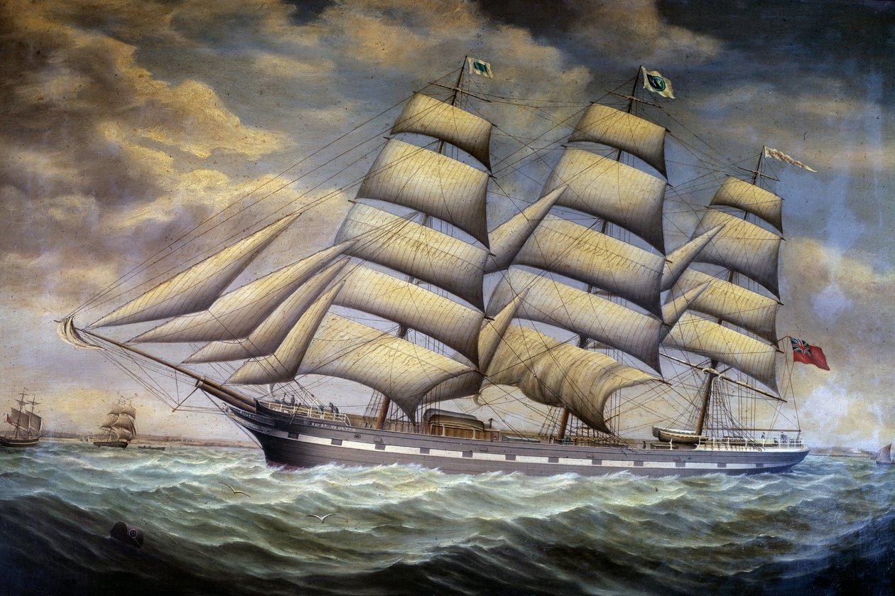 英国剪刀 Elize Youlton””” 19 世纪的匿名绘画。 圣马洛市博物馆 作者 未知艺术家