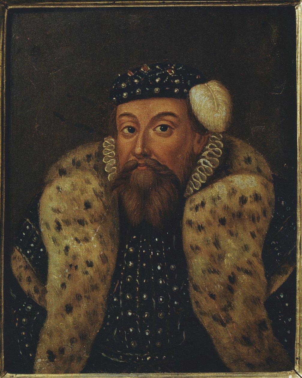 Eric XIV de Suede - Portrait of King Eric XIV of Sweden (1533-1577), Anonymous . Oil on wood. Dimension : 19x15 cm. Nationalmuseum Stockholm 作者 未知艺术家