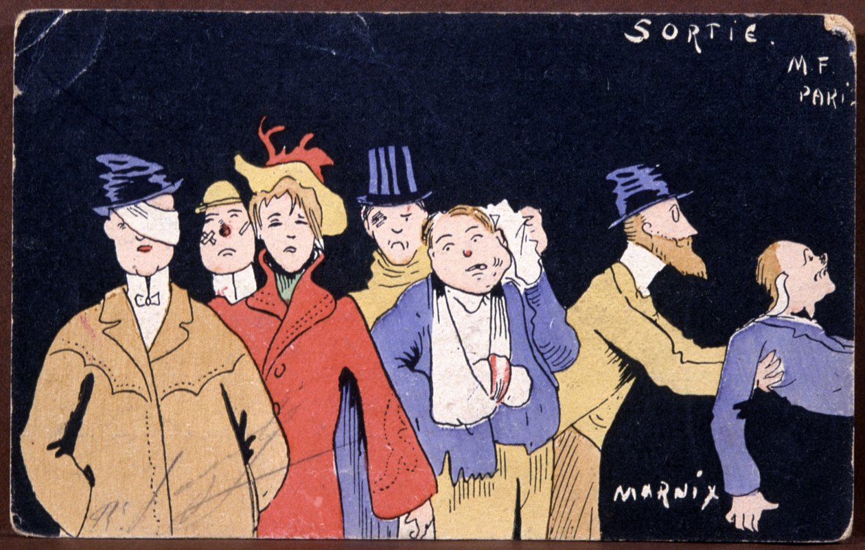 出境 M. F. Paki，20 世纪初（插图） 作者 未知艺术家