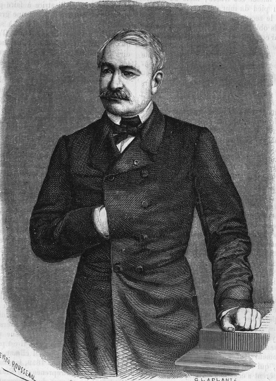 斐迪南-德-莱塞普斯（1805-1894），法国外交官和行政长官。 作者 未知艺术家
