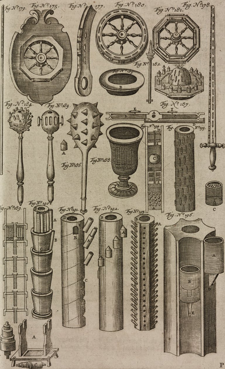 火轮和烟花发射管，《Grand Art d
