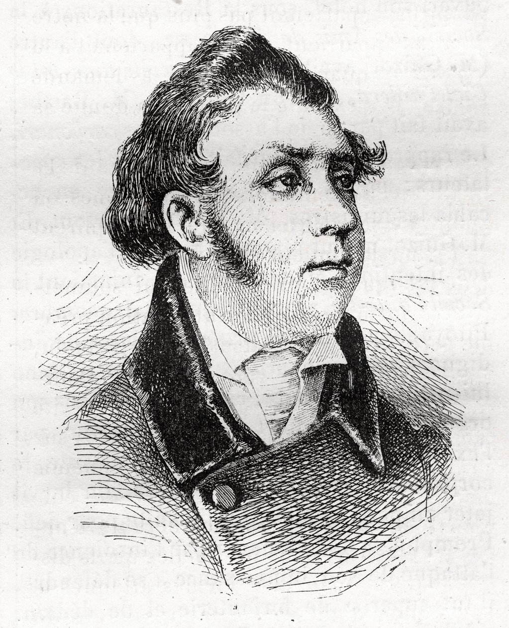 弗朗索瓦-查尔斯（Francois-Charles）--杜隆--法国律师和政治家--1792-1834--雕刻 作者 未知艺术家