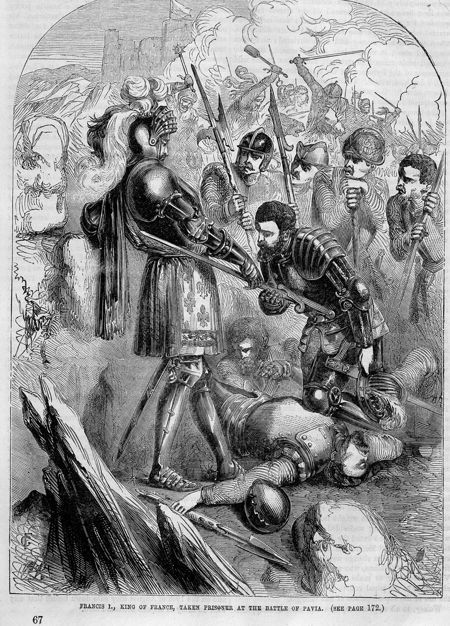 弗朗索瓦一世在帕维亚之战中被俘（1525年 作者 未知艺术家