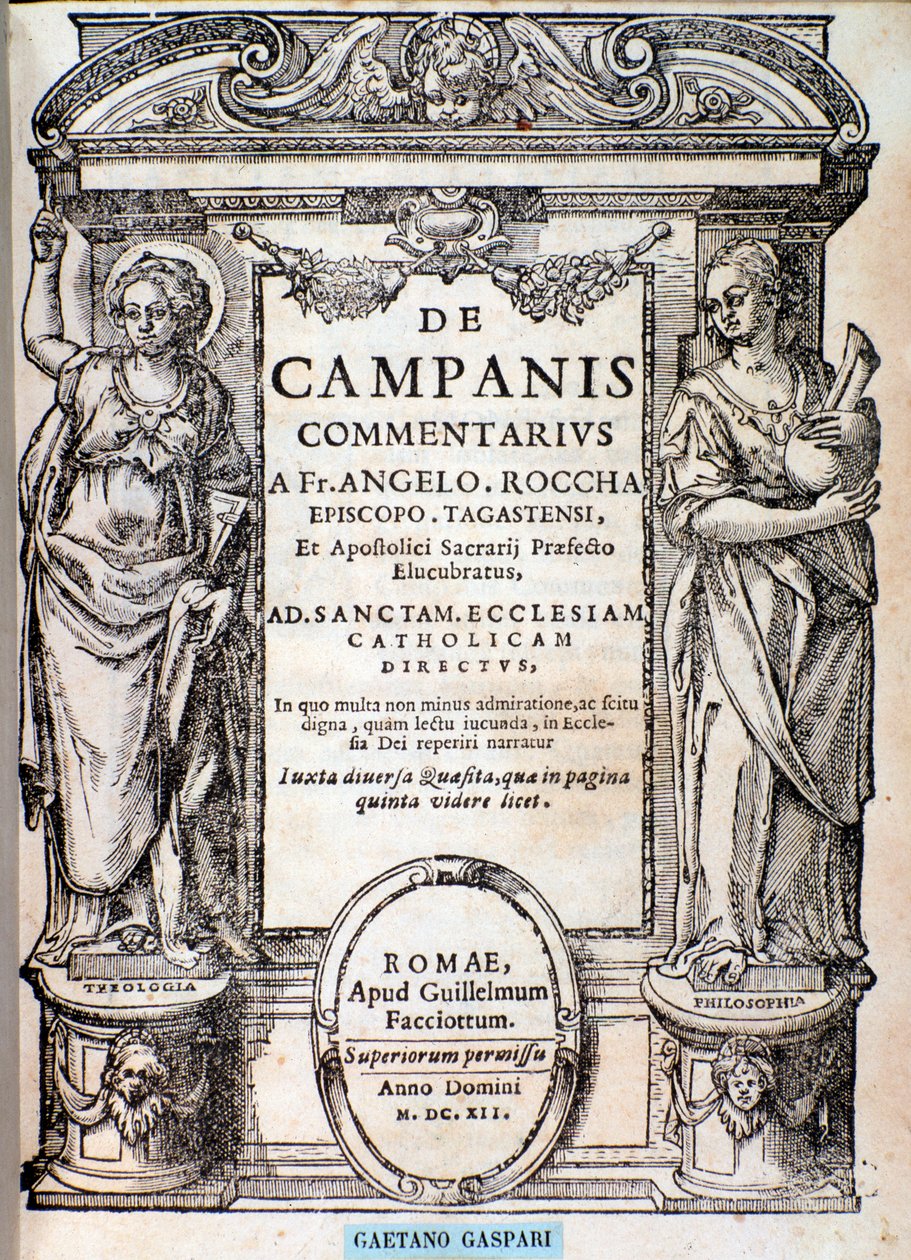 Rocca 的 De campanis 的卷首画 作者 未知艺术家