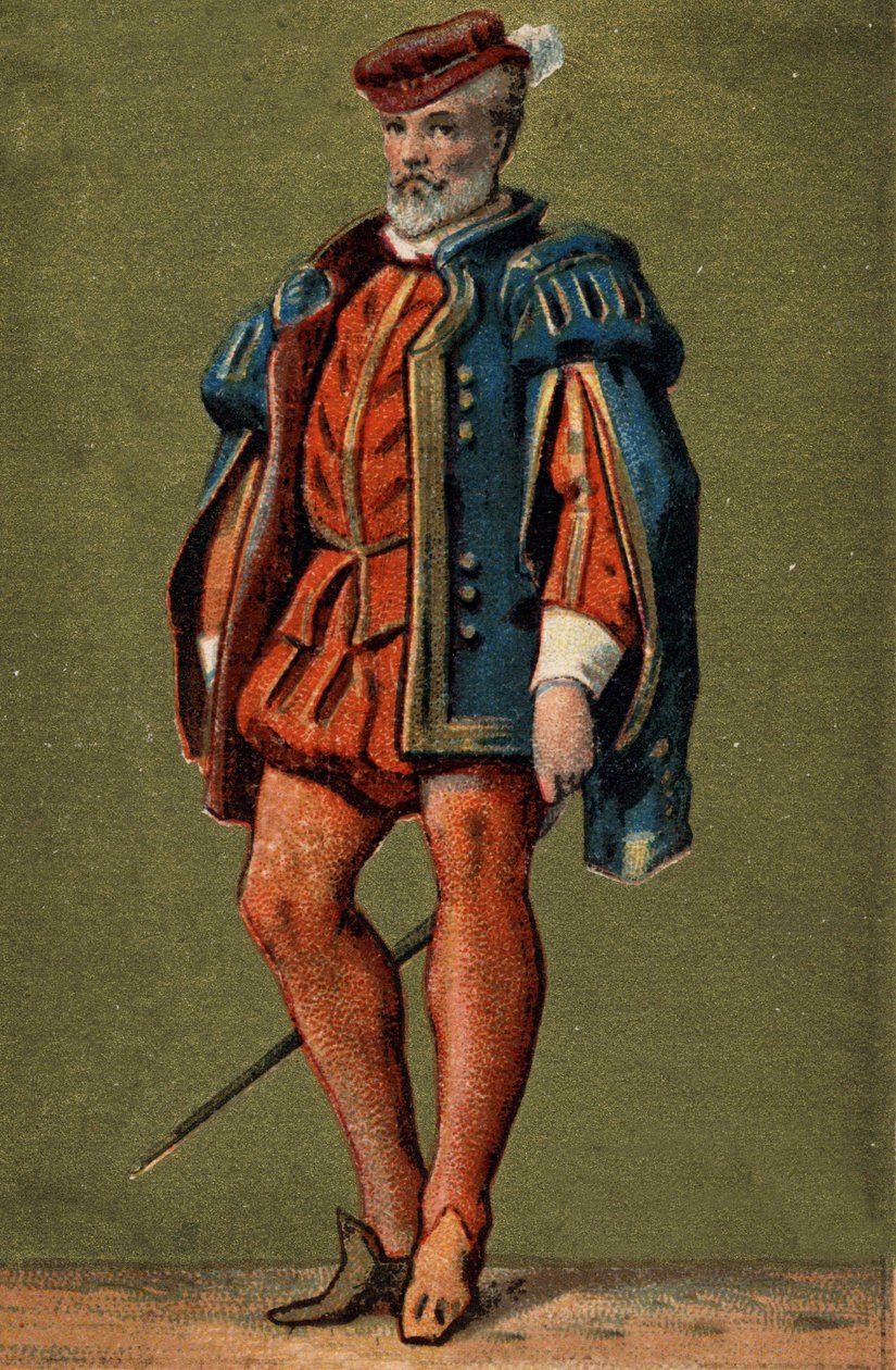 加斯帕德-德-卡里尼（Gaspard de Coligny，1519-1572），法国海军上将。 作者 未知艺术家