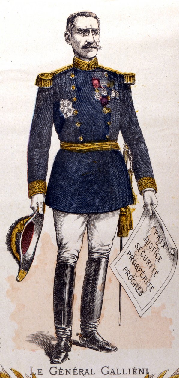 约瑟夫·加里尼将军 (1849 - 1916)，法国元帅 作者 未知艺术家