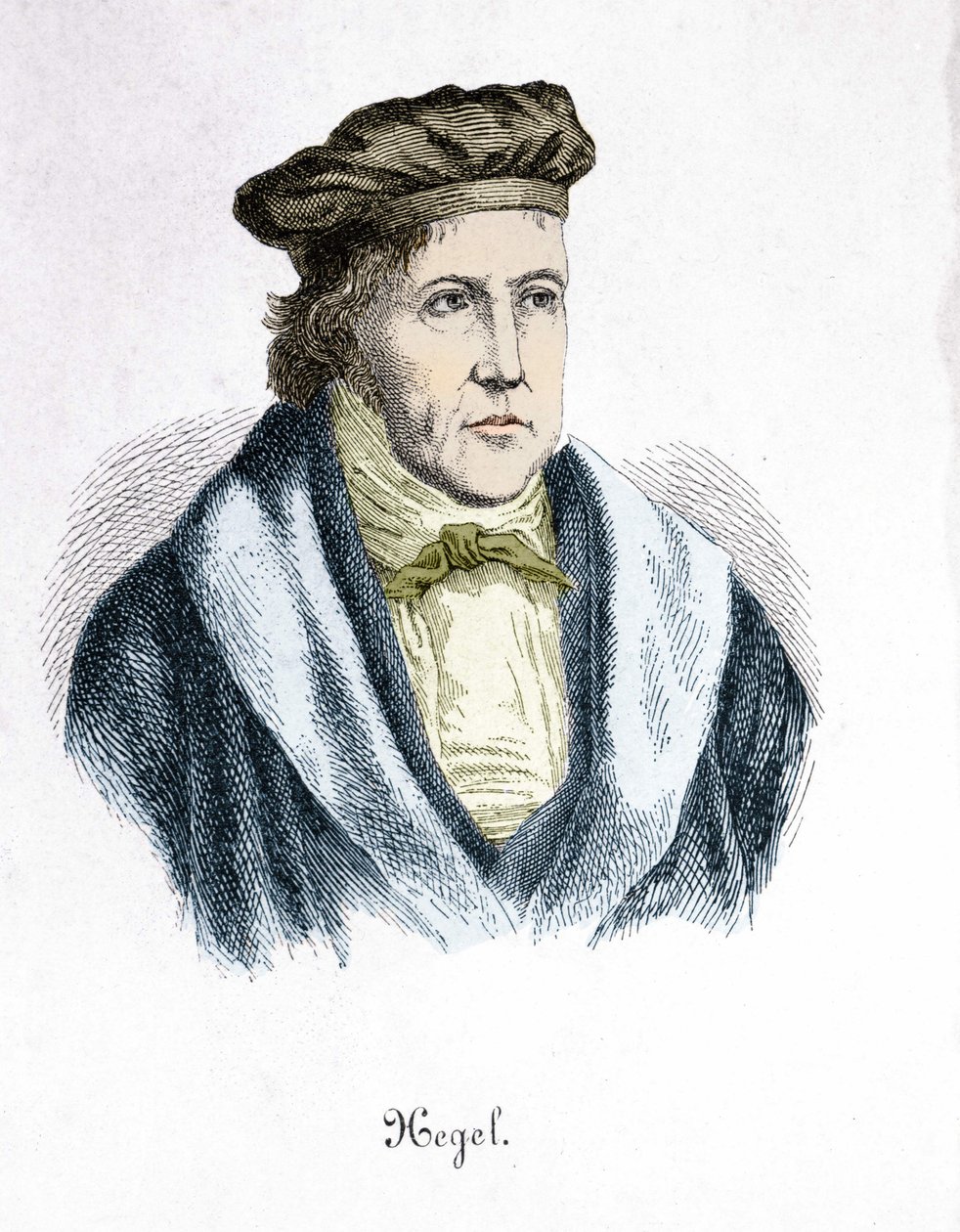 Georg Wilhem Friedrich Hegel (1770 - 1831), 德国哲学家。 作者 未知艺术家