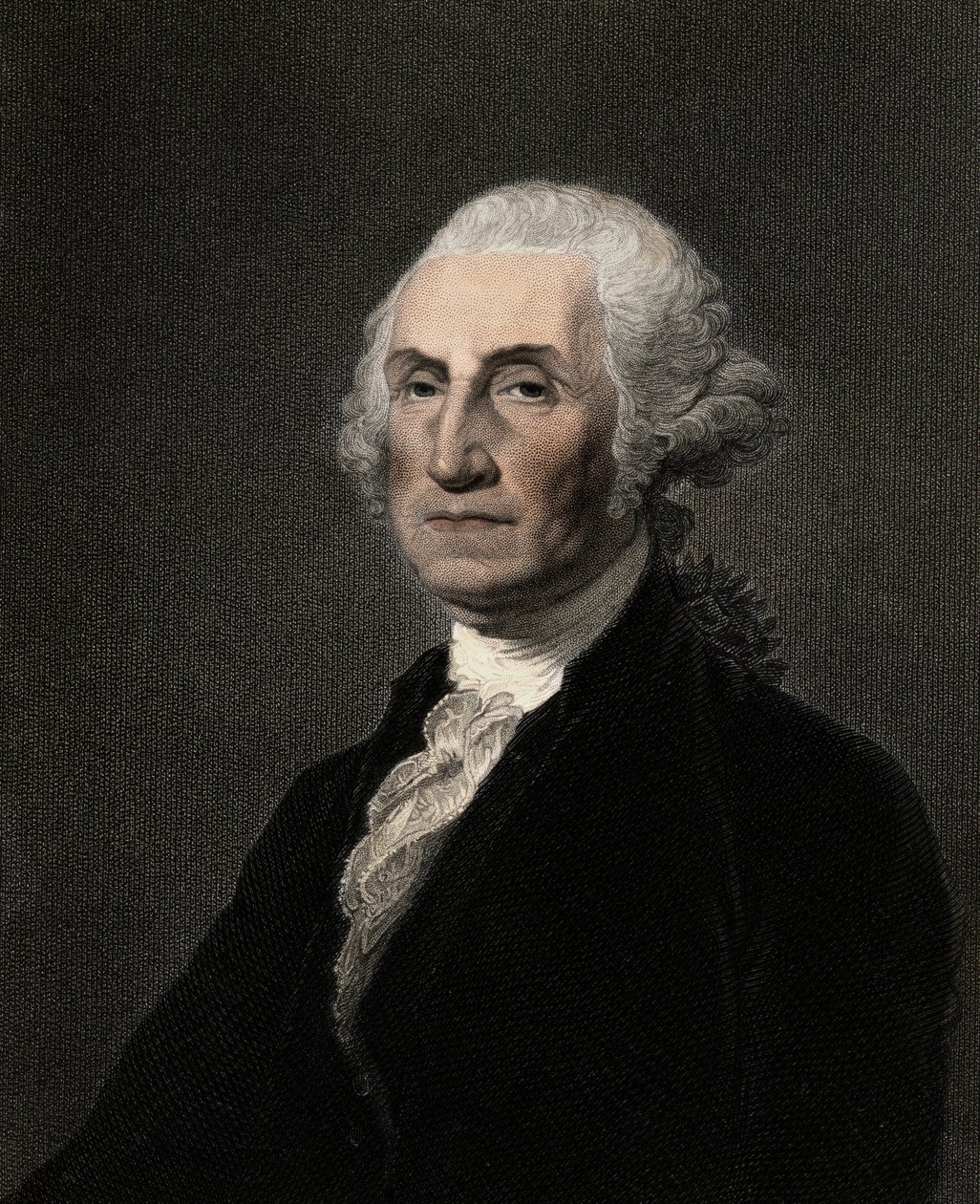 George Washington 1732-1799 - 雕刻 - 19 世纪 作者 未知艺术家