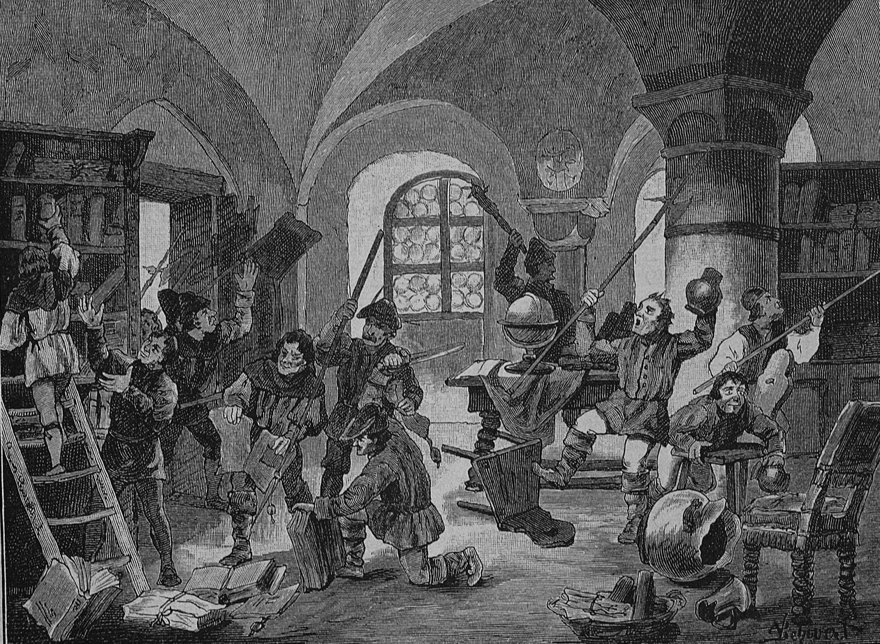 德国农民战争（1524-1526 年）：德国巴伐利亚罗根堡农民的喧嚣 作者 未知艺术家