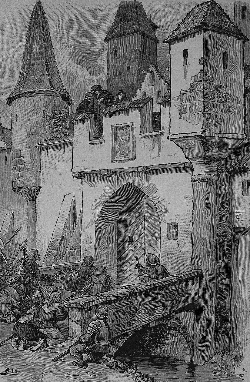 德国农民战争（1524-1526 年）：约翰-埃柏林-贡兹堡（Johann Eberlin Gunzburg）是德国神学家和社会改革家，法兰克尼亚的宗教改革。 作者 未知艺术家