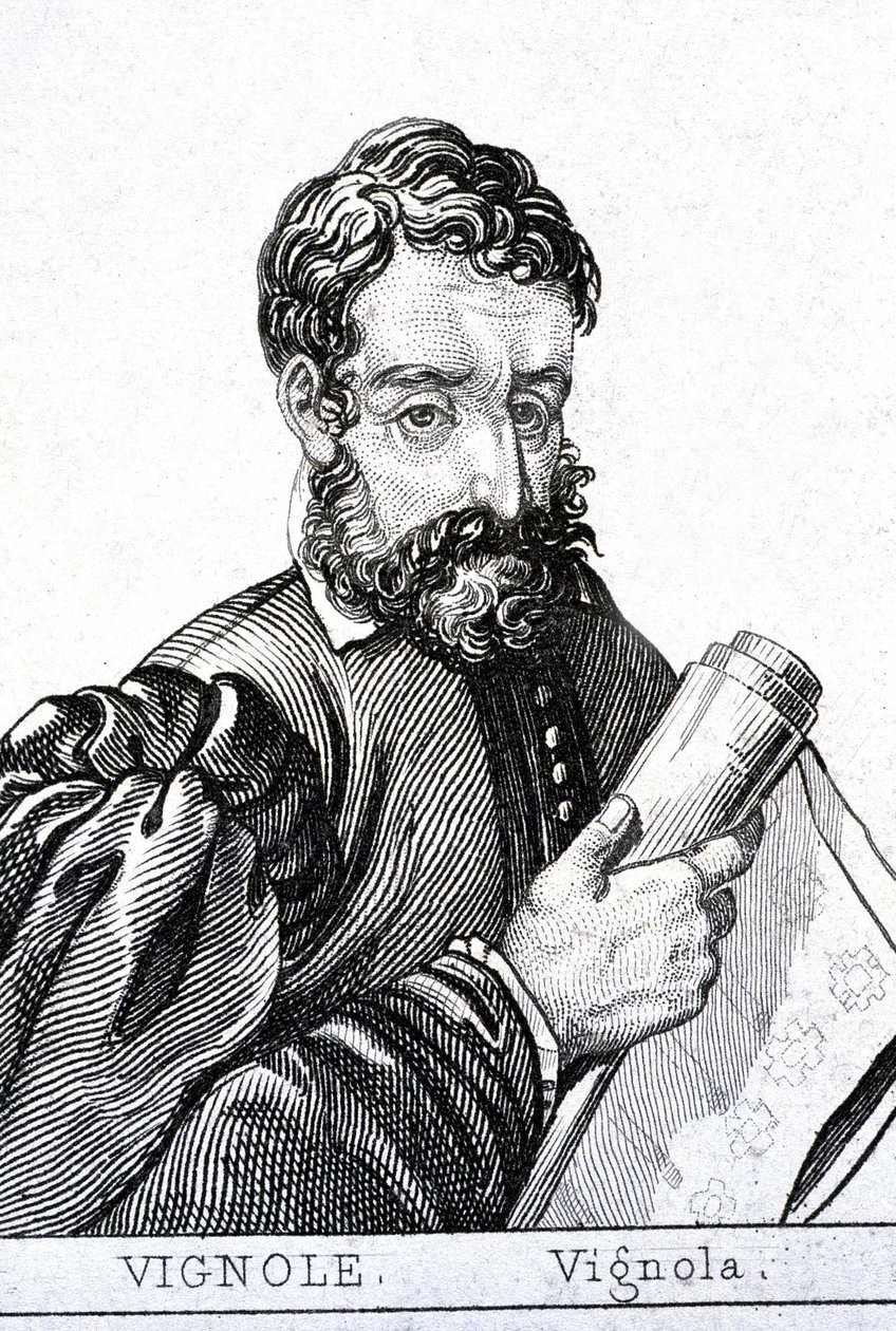 贾科莫-巴罗兹（Giacomo Barozzi），又名维诺拉（il Vignola），法语为Le Vignole（1507 - 1573），意大利建筑师。 作者 未知艺术家