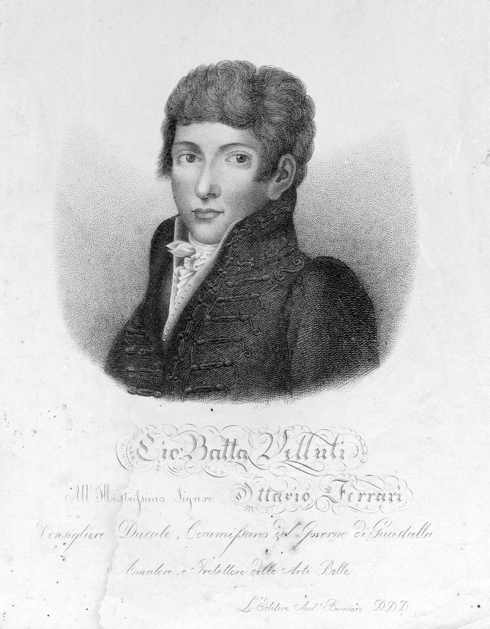 乔瓦尼·巴蒂斯塔·维鲁蒂 (Giovanni Battista Velluti) (1781-1861)，最后一部被阉割的歌剧。 作者 未知艺术家