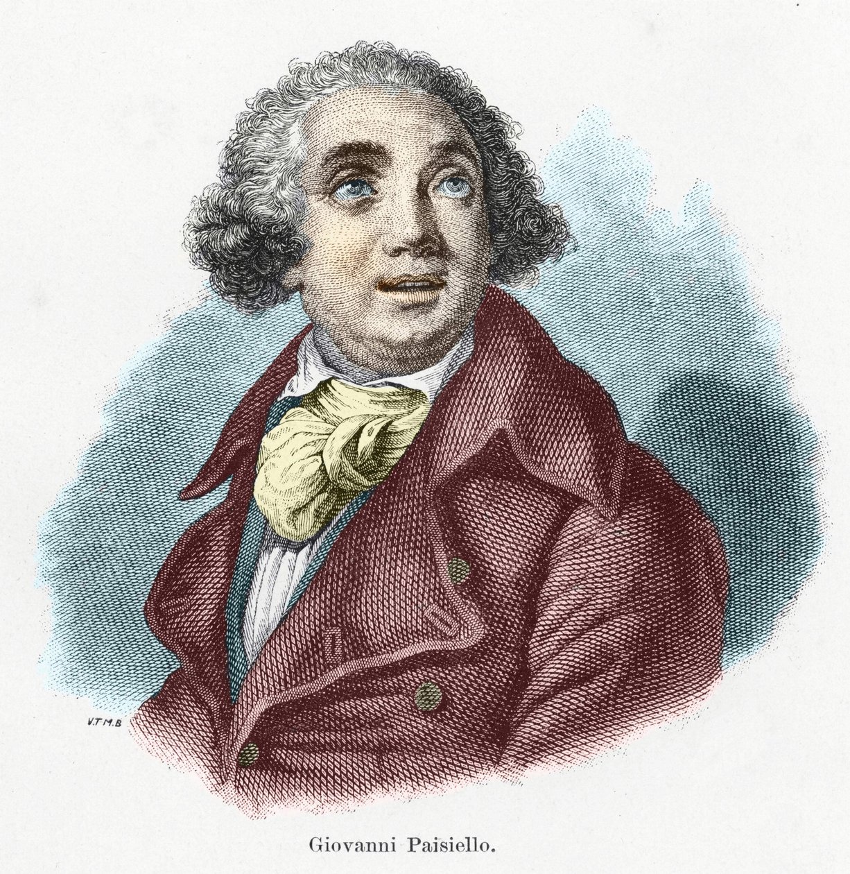 Giovanni Paisiello（或称Paesiello）（1740-1816），意大利作曲家。 作者 未知艺术家