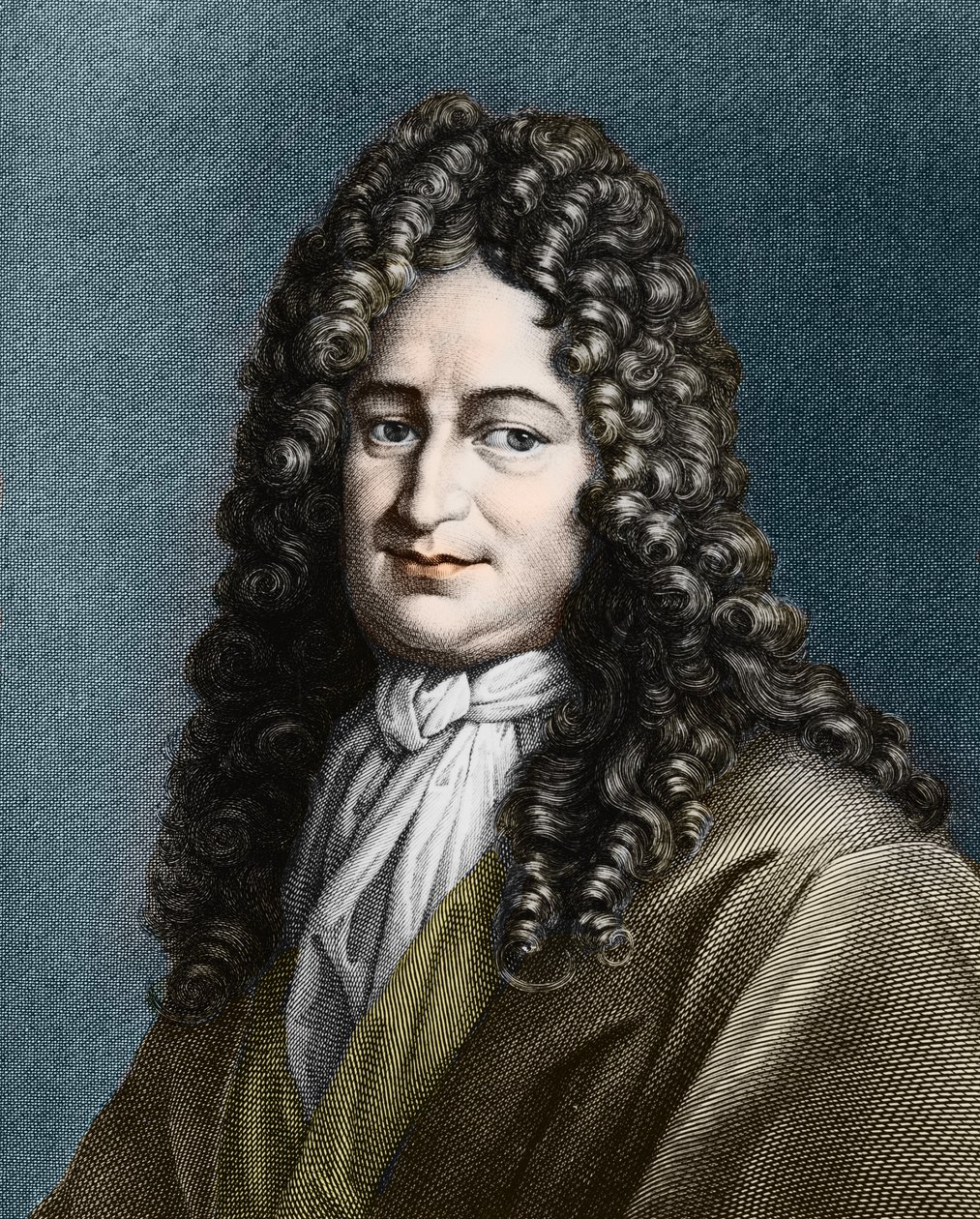 戈特弗里德-威廉-冯-莱布尼茨(Gottfried Wilhelm von Leibniz)(1646-1716)，德国哲学家 作者 未知艺术家