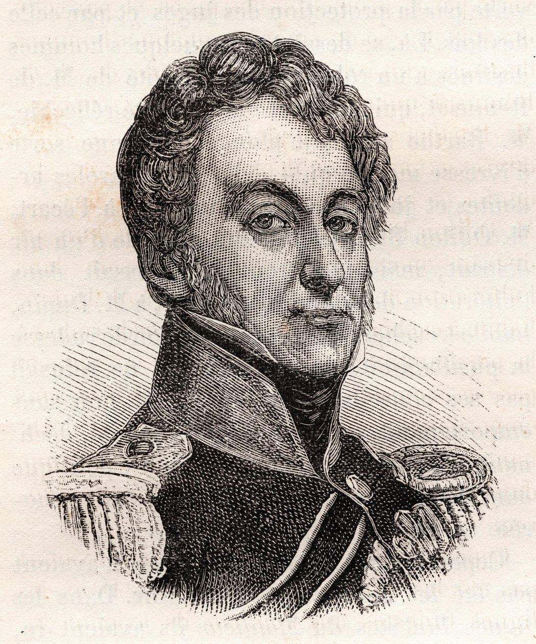 Henri Francois Delaborde 1764-1833 法国大革命的将军。 作者 未知艺术家