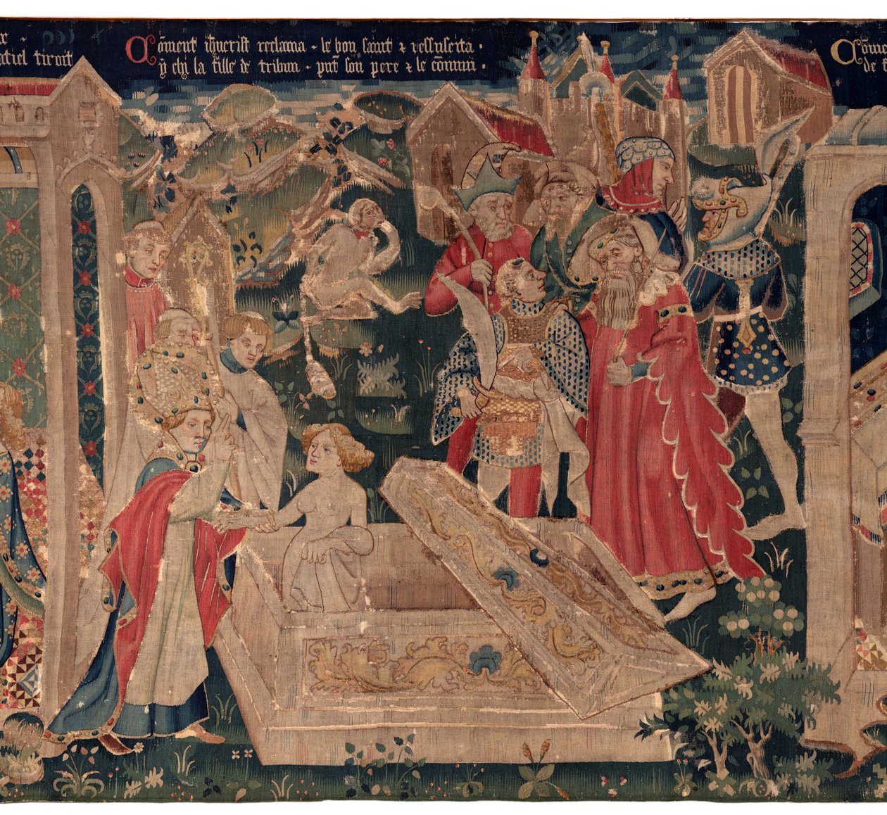 Saint Piat 和 Saint Eleuthère 的历史，第 12 场：论坛报女儿的复活 作者 未知艺术家