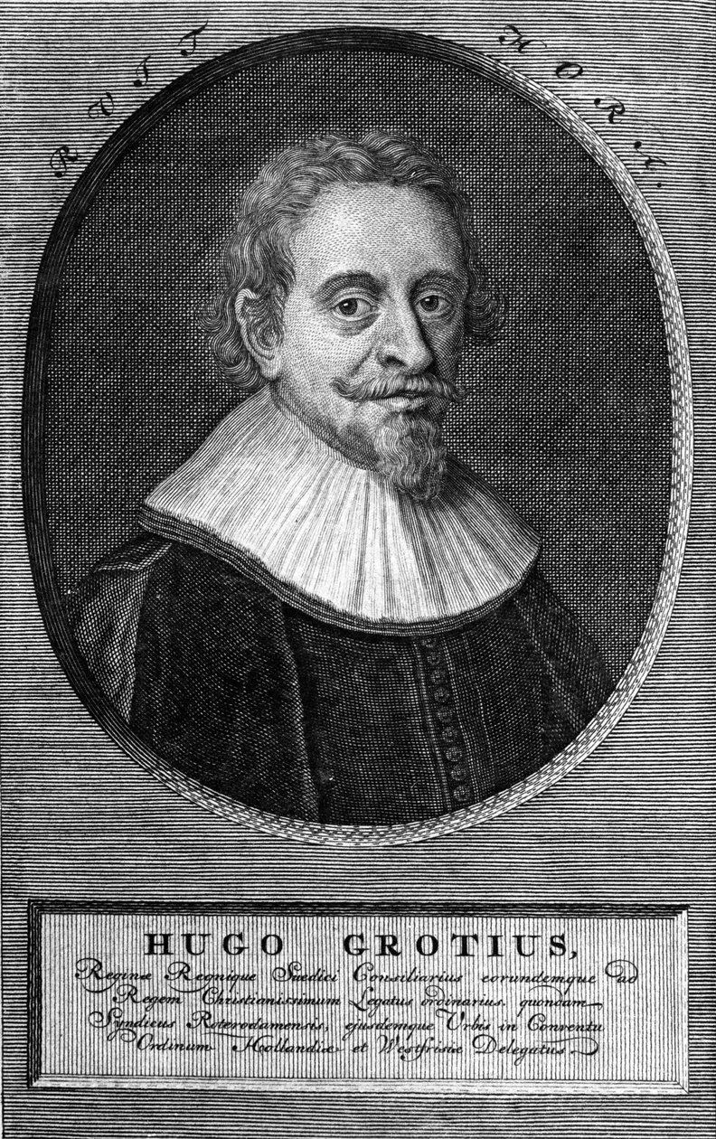 Hugo Grotius (1583-1645) (Huig de Groot)，荷兰律师和外交官。 作者 未知艺术家