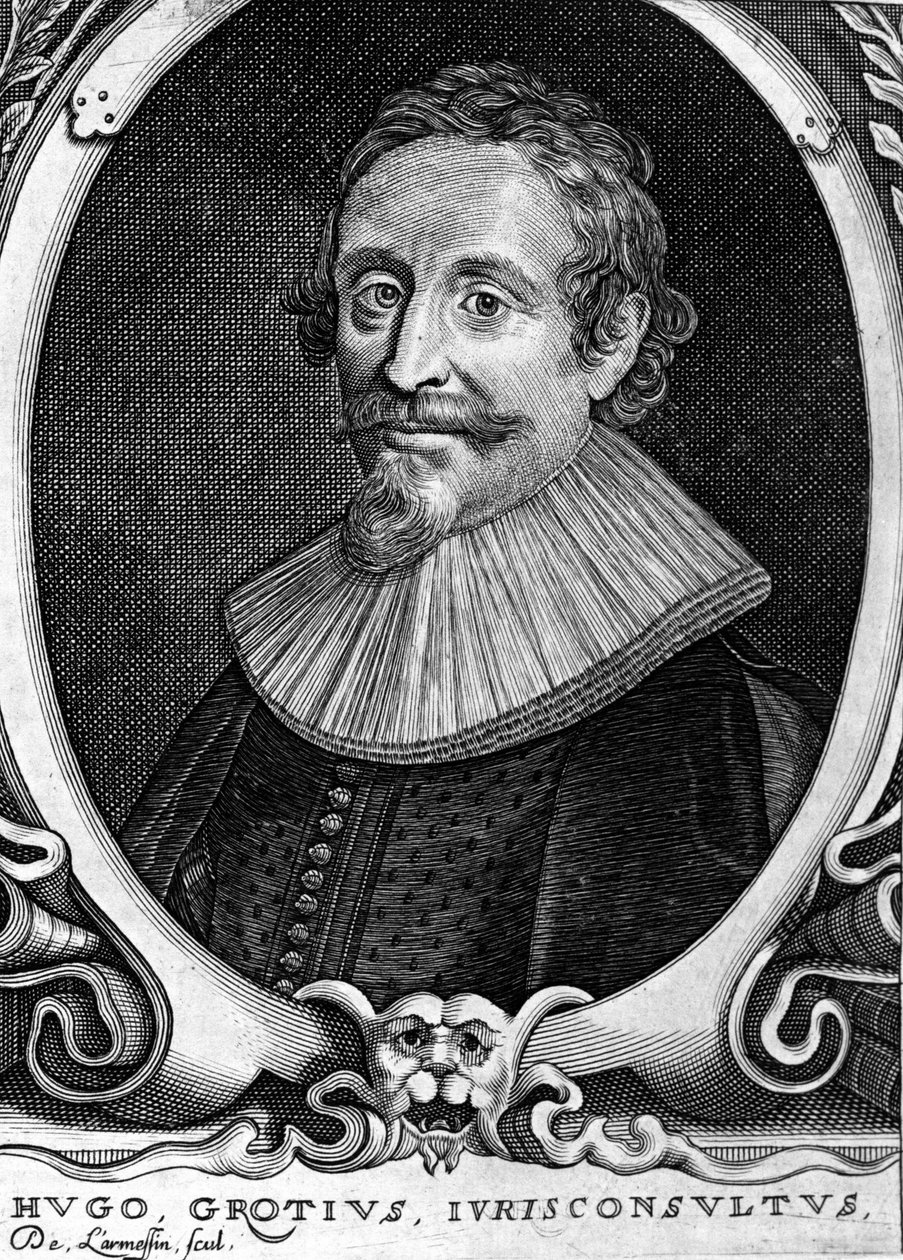 Hugo Grotius (1583-1645) (Huig de Groot)，荷兰律师和外交官。 作者 未知艺术家